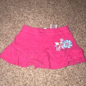Disney Red Ruffled Skirt Shorts Under